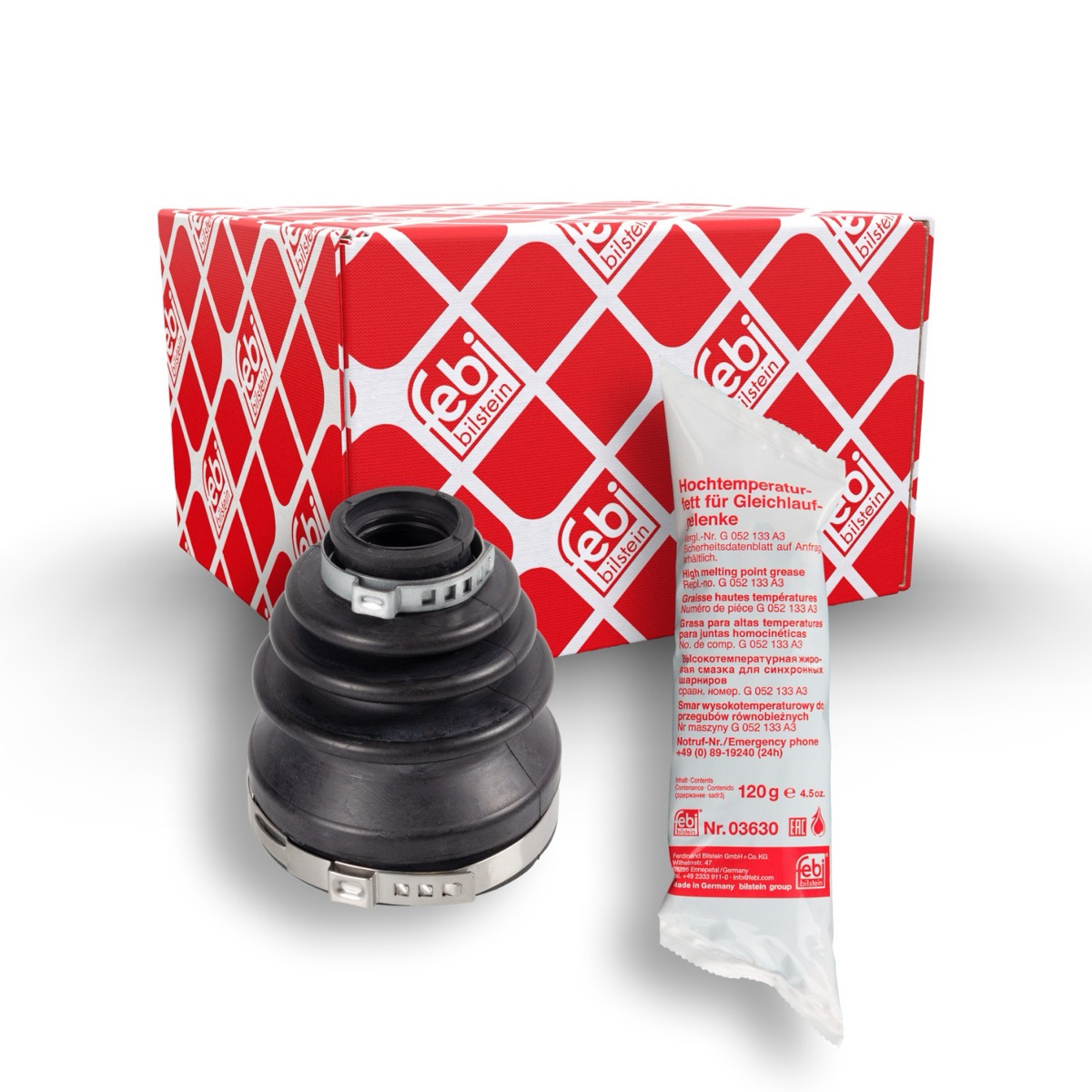 Febi Bilstein 171764 CV Boot Kit, Drive Shaft, Transmission Sided