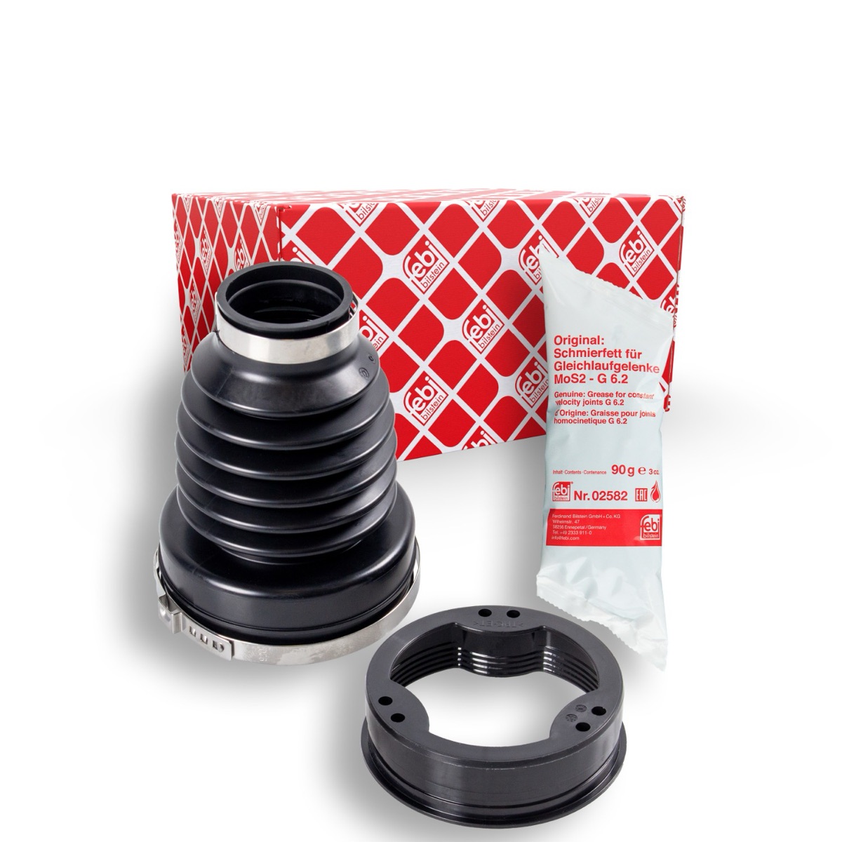 Febi Bilstein 172653 CV Boot Kit, Drive Shaft, Transmission Sided