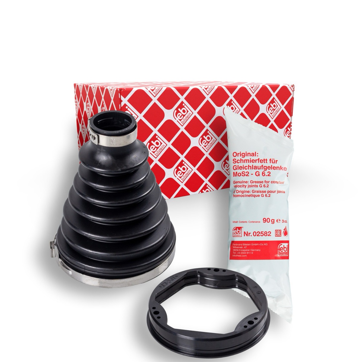 Febi Bilstein 174480 CV Boot Kit, Drive Shaft, Transmission Sided