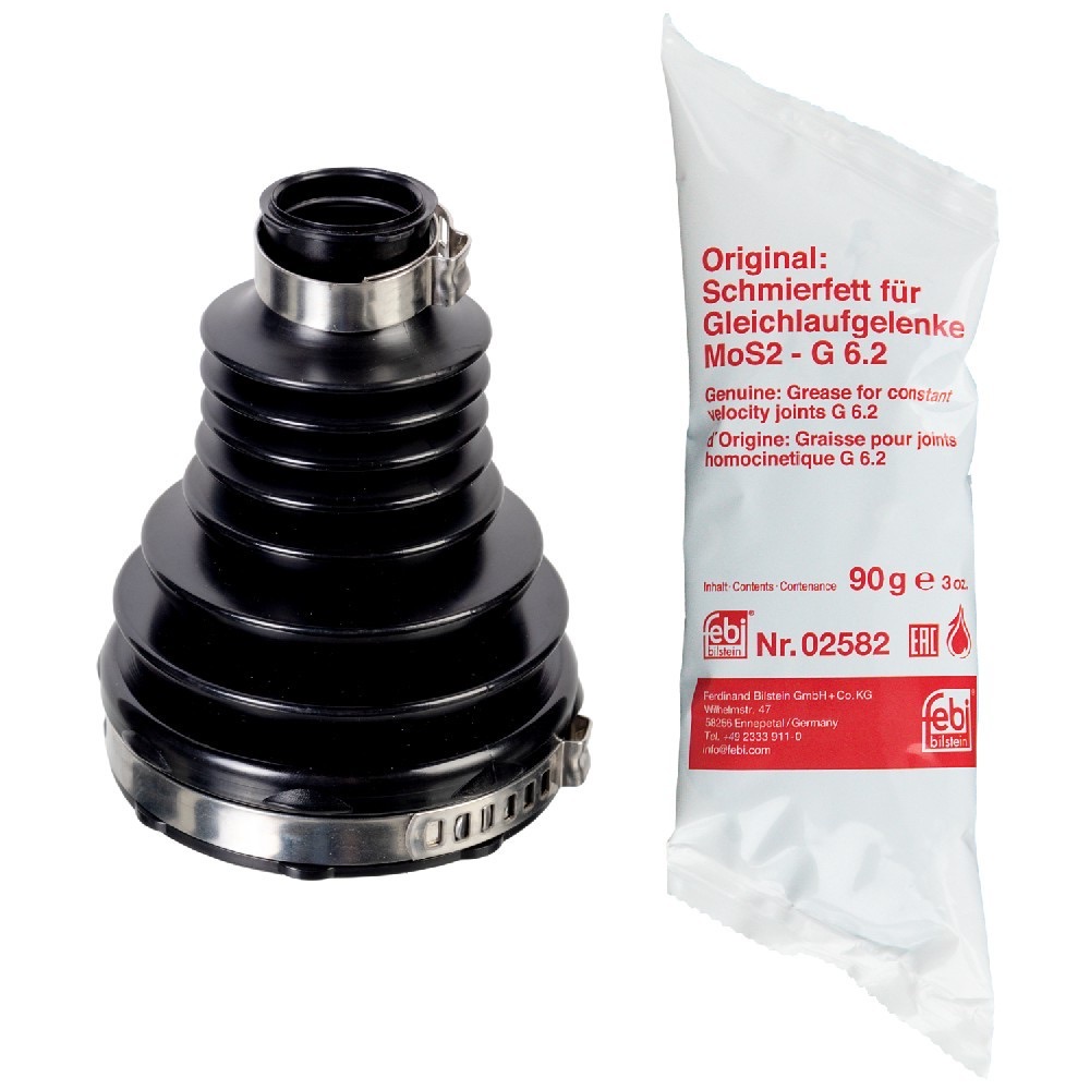 Febi Bilstein 176047 CV Boot Kit, Drive Shaft, Transmission Sided