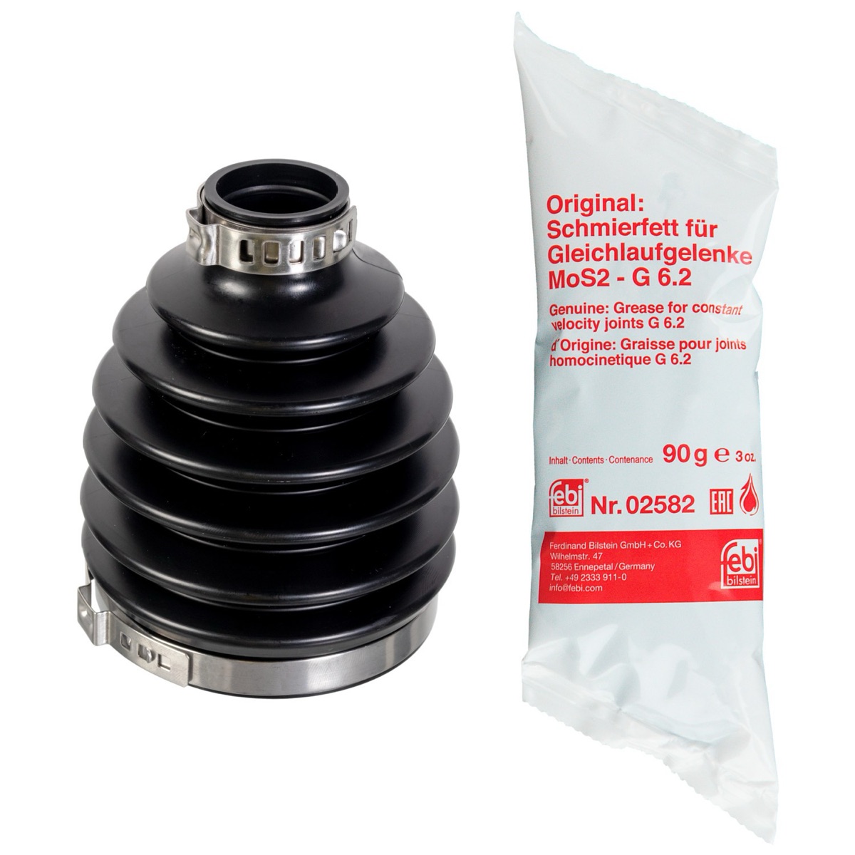 Febi Bilstein 180207 CV Boot Kit, Drive Shaft