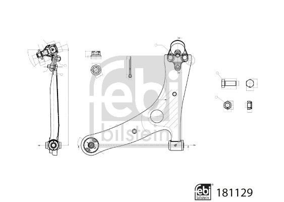 Febi Bilstein 181129 Suspension Arm