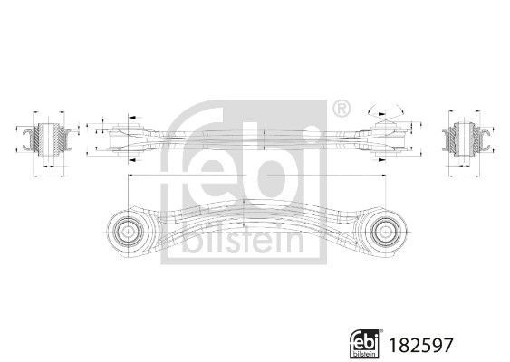 Febi Bilstein 182597 Suspension Arm