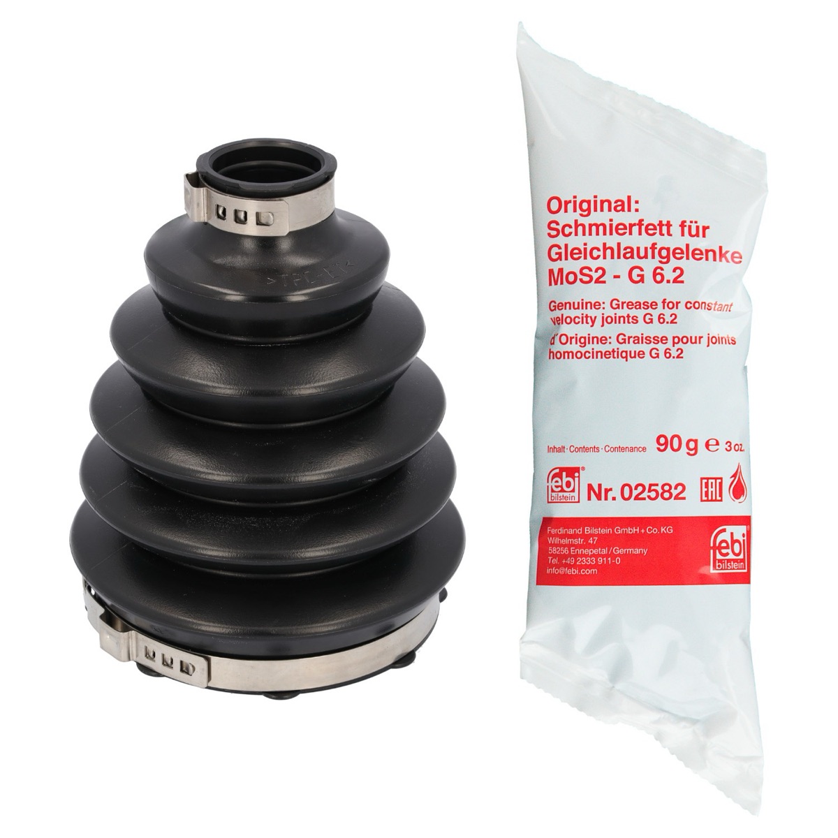 Febi Bilstein 184804 CV Boot Kit, Drive Shaft