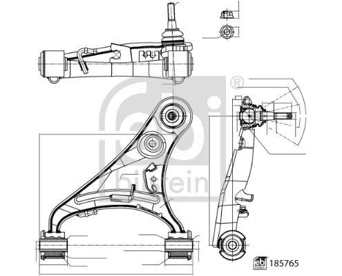 Febi Bilstein 185765 Suspension Arm