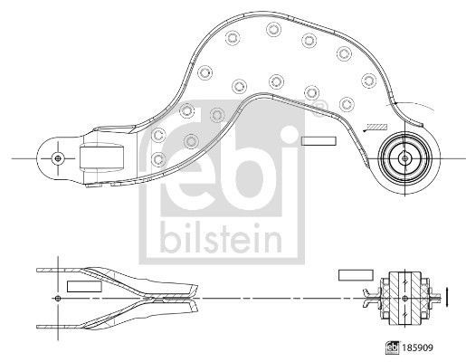 Febi Bilstein 185909 Suspension Arm