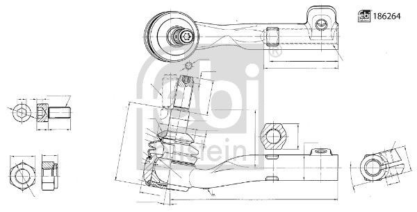 Febi Bilstein 186264 Track Rod End