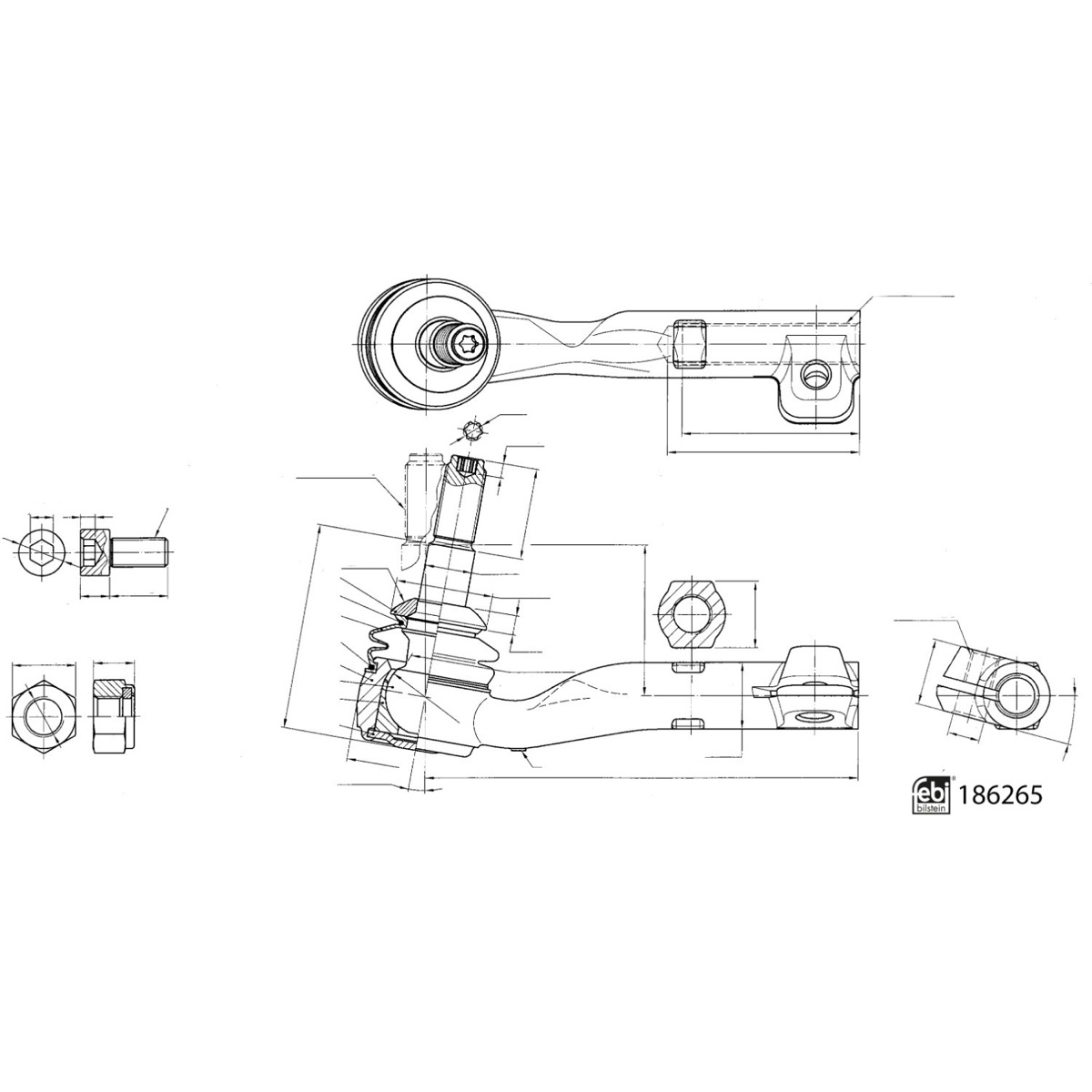 Febi Bilstein 186265 Track Rod End