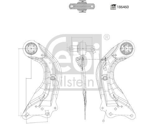 Febi Bilstein 186460 Suspension Arm