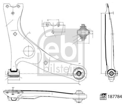 Febi Bilstein 187784 Suspension Arm