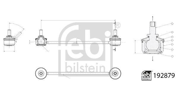 Febi Bilstein 192879 Anti-Roll Bar Link