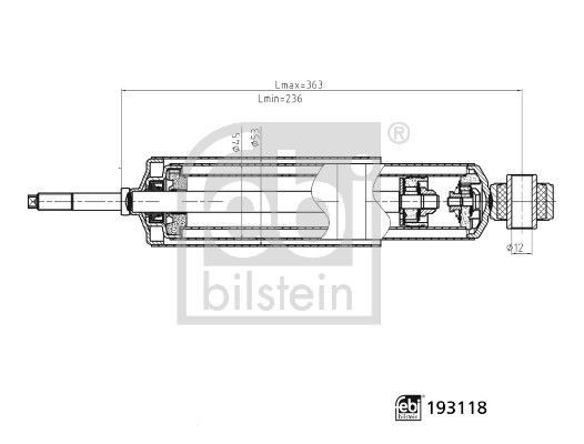 Febi Bilstein 193118 Shock Absorber