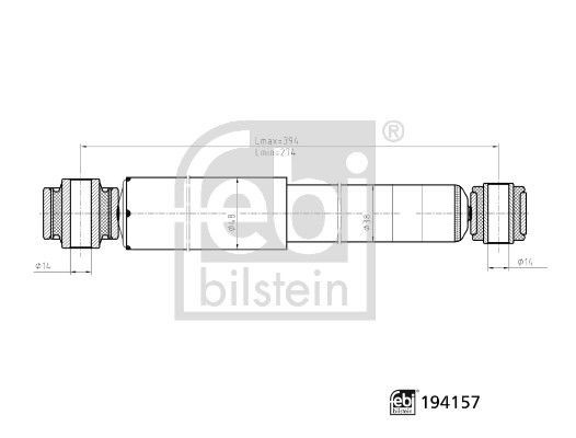 Febi Bilstein 194157 Shock Absorber