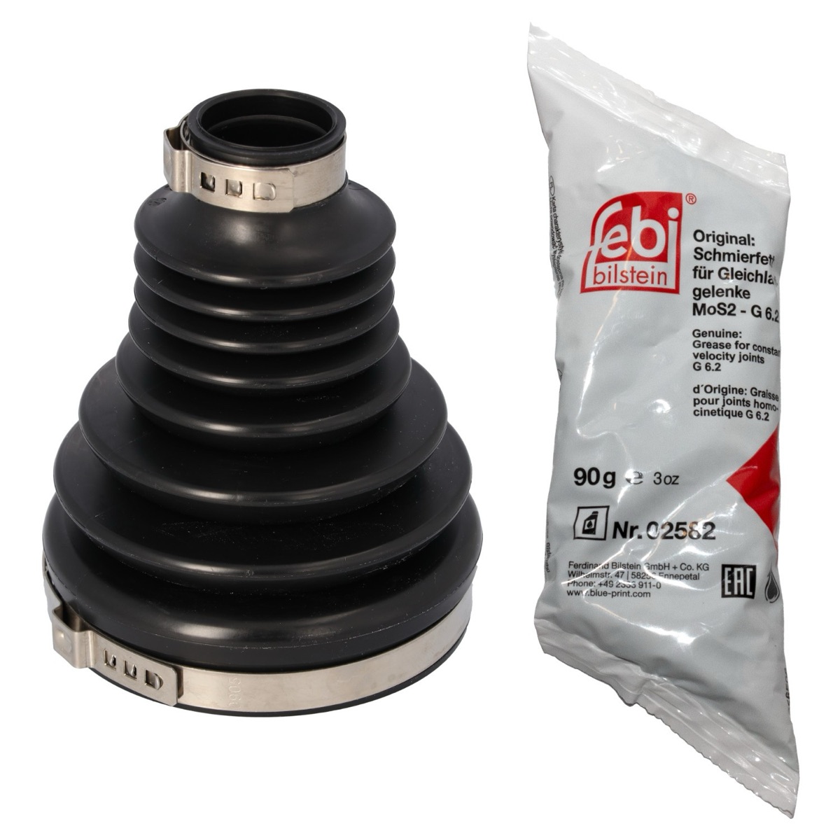 Febi Bilstein 194351 CV Boot Kit, Drive Shaft, Transmission Sided