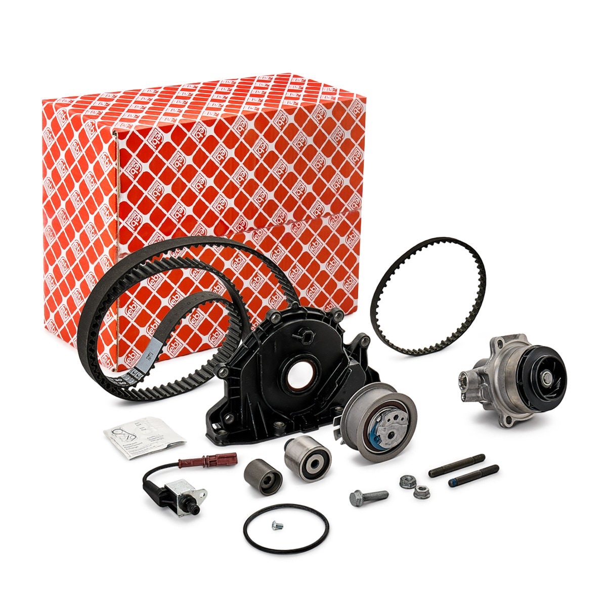 Febi Bilstein 194372 Water Pump and Timing Belt Kit, Switchable Water Pump