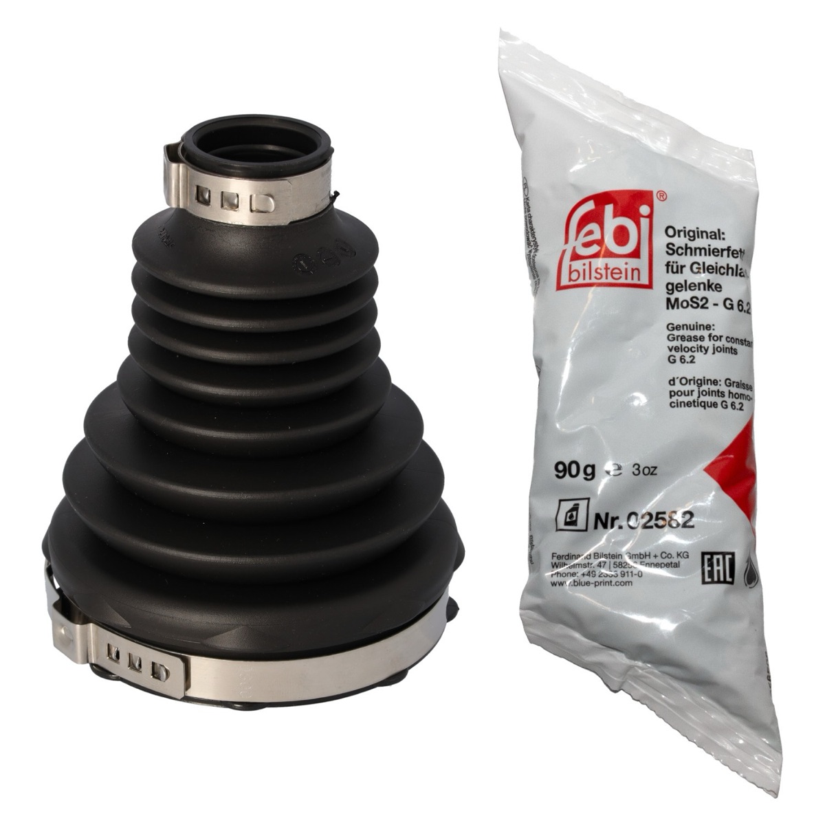 Febi Bilstein 194507 CV Boot Kit, Drive Shaft, Transmission Sided