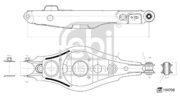 Febi Bilstein 194708 Suspension Arm