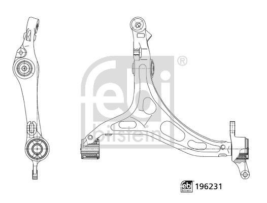 Febi Bilstein 196231 Suspension Arm