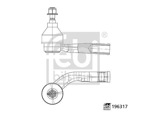 Febi Bilstein 196317 Track Rod End