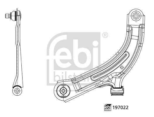 Febi Bilstein 197022 Suspension Arm