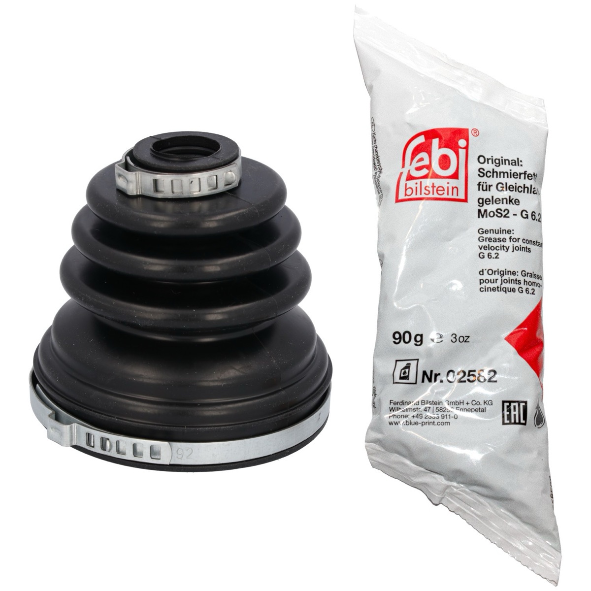 Febi Bilstein 197315 CV Boot Kit, Drive Shaft, Transmission Sided