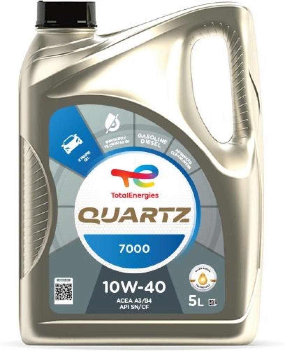 TotalEnergies Quartz 7000 214109 Engine Oil — 5L API SN, API CF Bottle