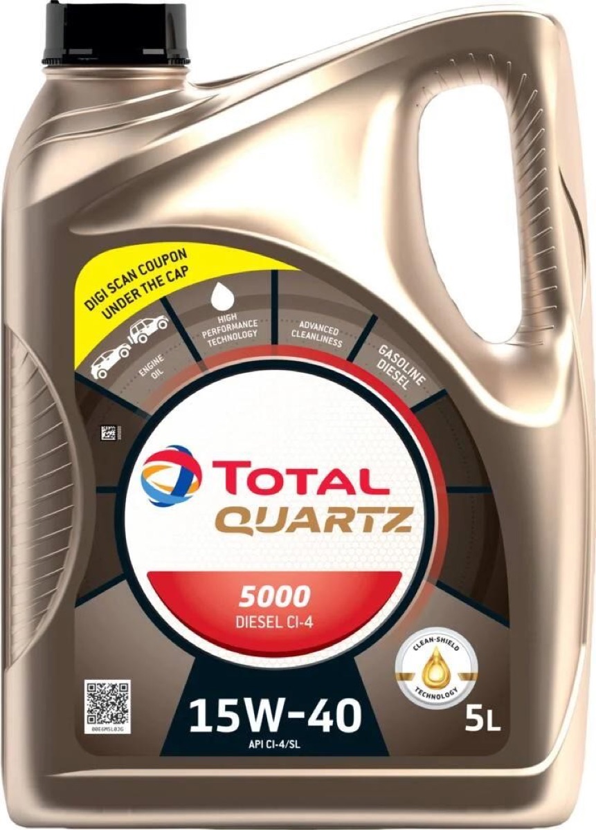 TotalEnergies Quartz 5000 Diesel 2148644 Engine Oil — 5L