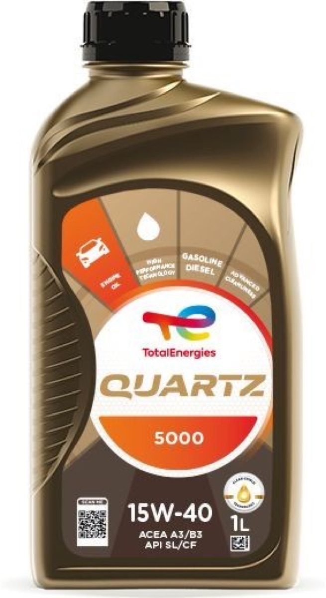TotalEnergies Quartz 5000 2166236 Engine Oil — 1L 15W-40