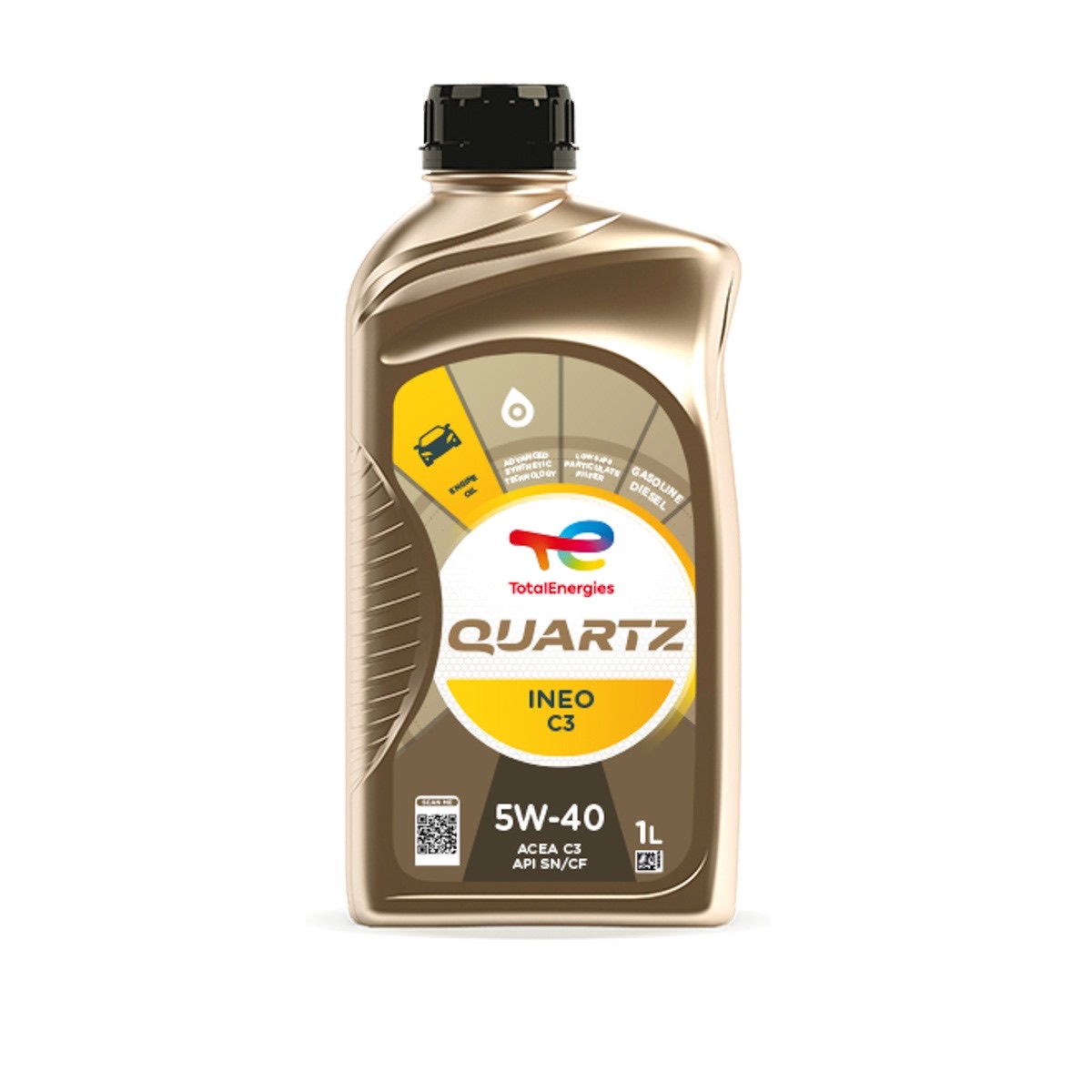 TotalEnergies Quartz Ineo MC3 2174776 Engine Oil — 1L 5W-40