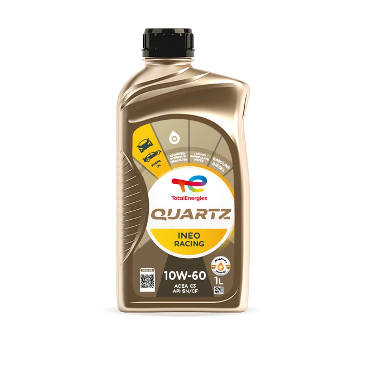 TotalEnergies Quartz Racing 2182162 Engine Oil — 1L 10W-60