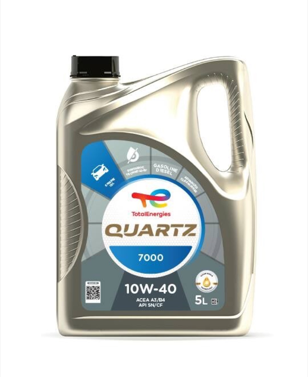 TotalEnergies Quartz 7000 2202845 Engine Oil — 5L API SN, API CF Canister