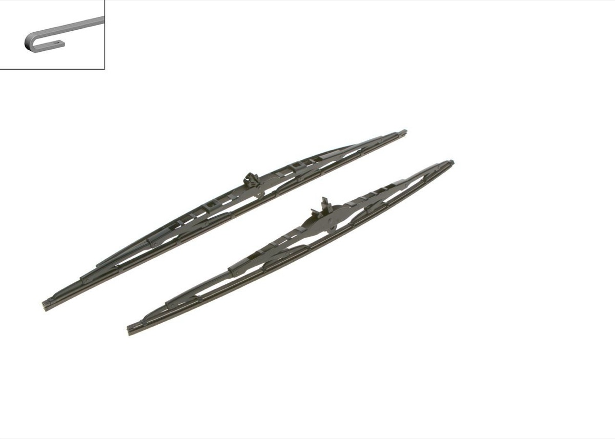 Bosch 3 397 001 802 Wiper Blade Twin Spoiler — 600/530mm