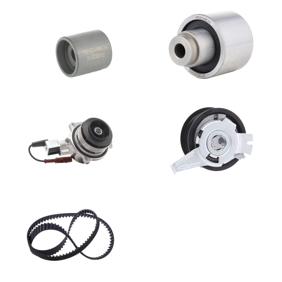 Ridex 3096W0222 Water Pump and Timing Belt Kit