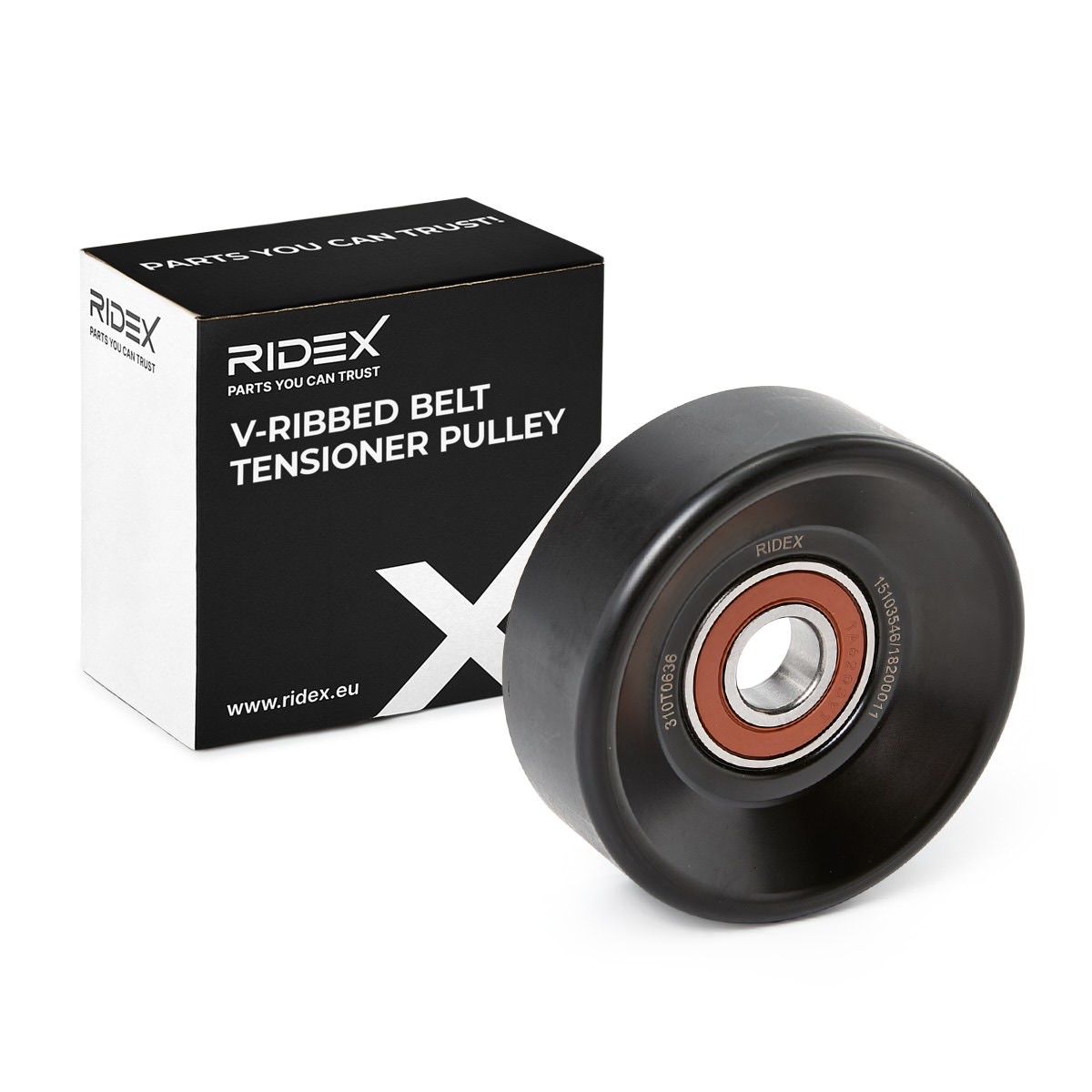 Ridex 310T0636 Tensioner Pulley