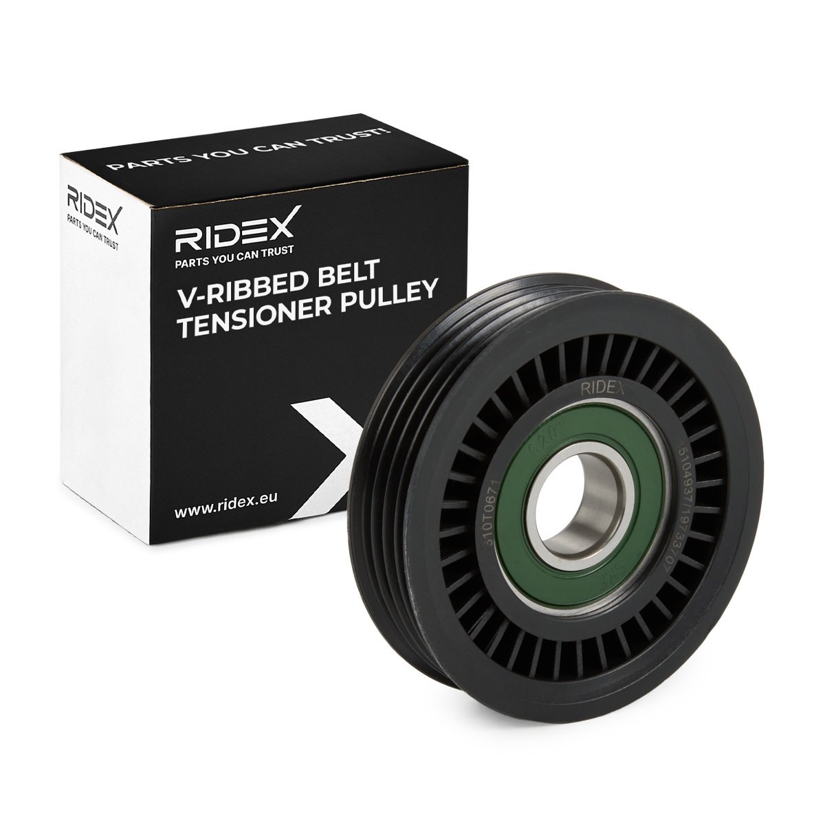 Ridex 310T0671 Tensioner Pulley