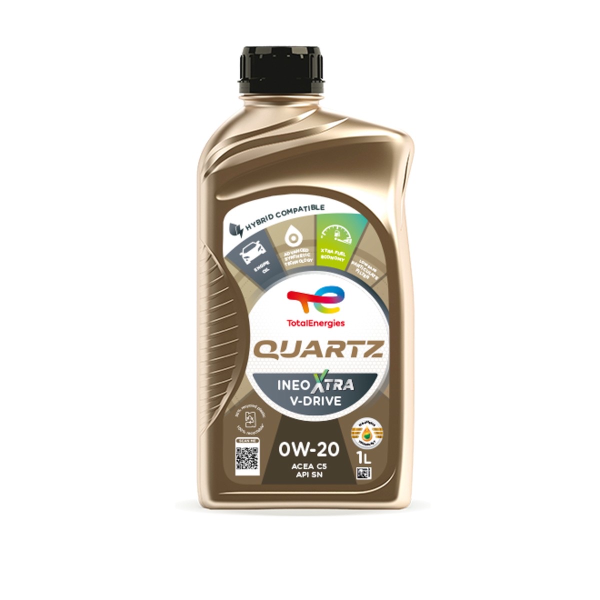 TotalEnergies Quartz Ineo Xtra V-Drive 3200201 Engine Oil — 1L