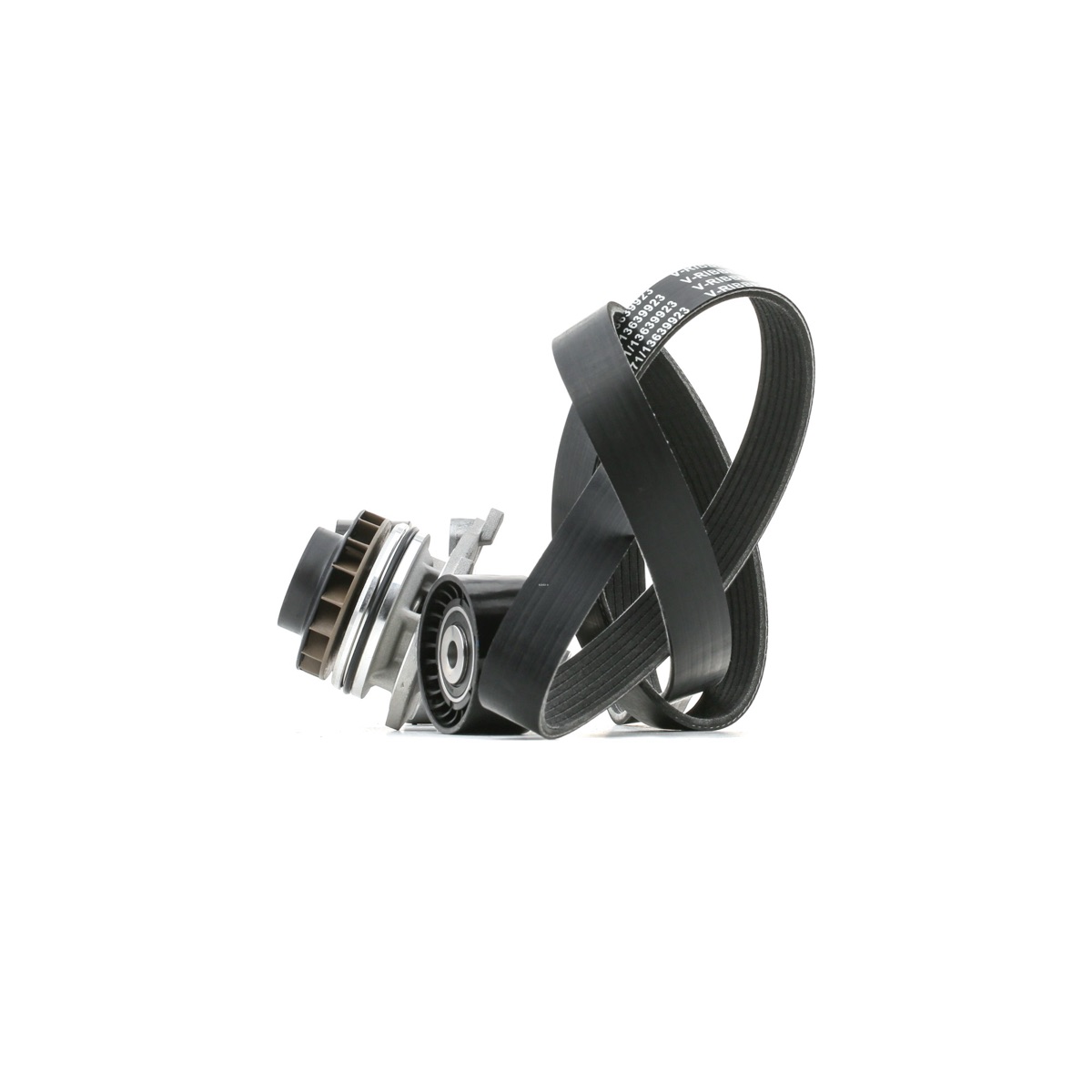 Ridex 4172P0018 Water Pump + V-Ribbed Belt Kit