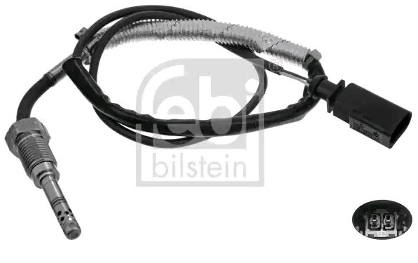 Febi Bilstein 49280 Exhaust Gas Temperature Sensor (EGT), Behind Exhaust Turbocharger