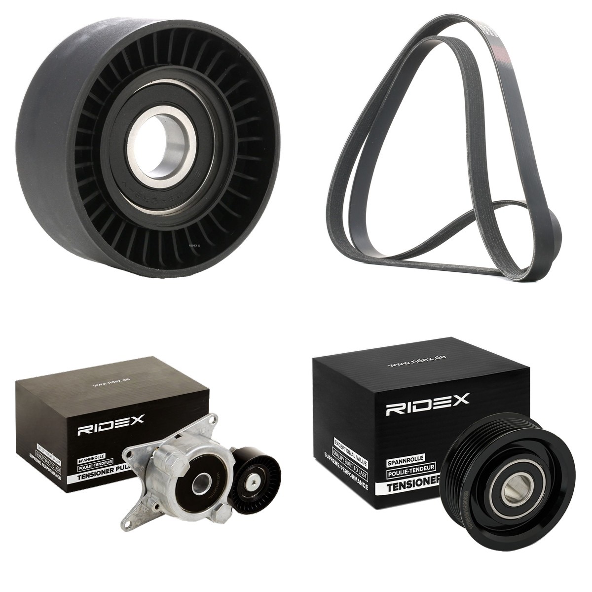 Ridex 542R0079 V-Ribbed Belt Set