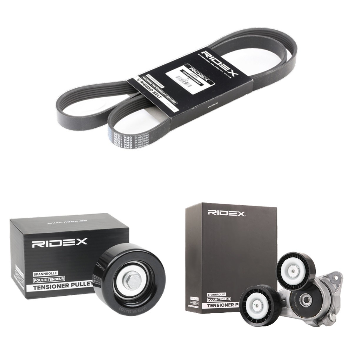 Ridex 542R0145 V-Ribbed Belt Set