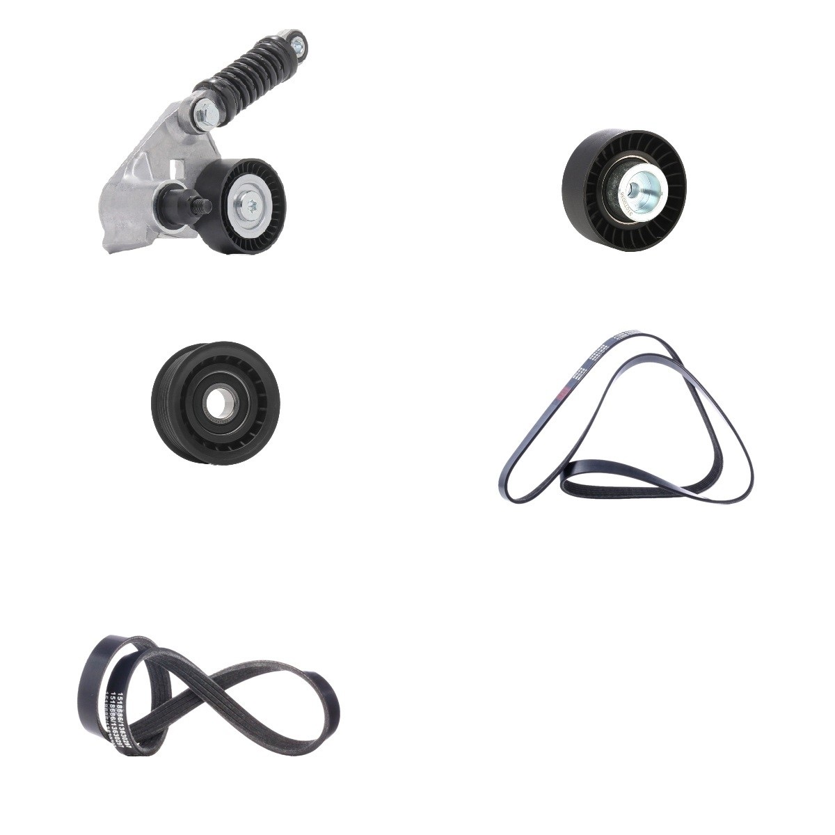 Ridex 542R0152 V-Ribbed Belt Set