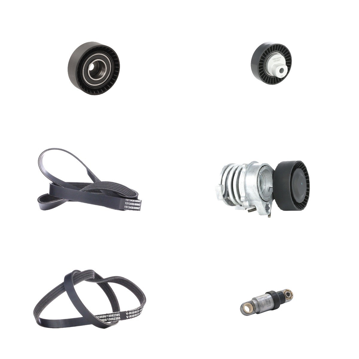 Ridex 542R0166 V-Ribbed Belt Set