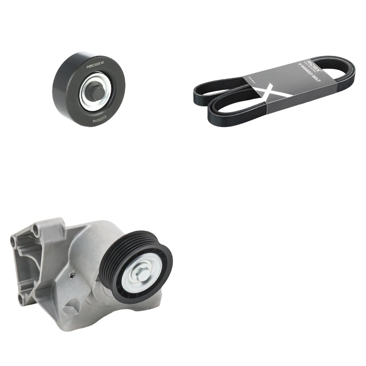 Ridex 542R0275 V-Ribbed Belt Set