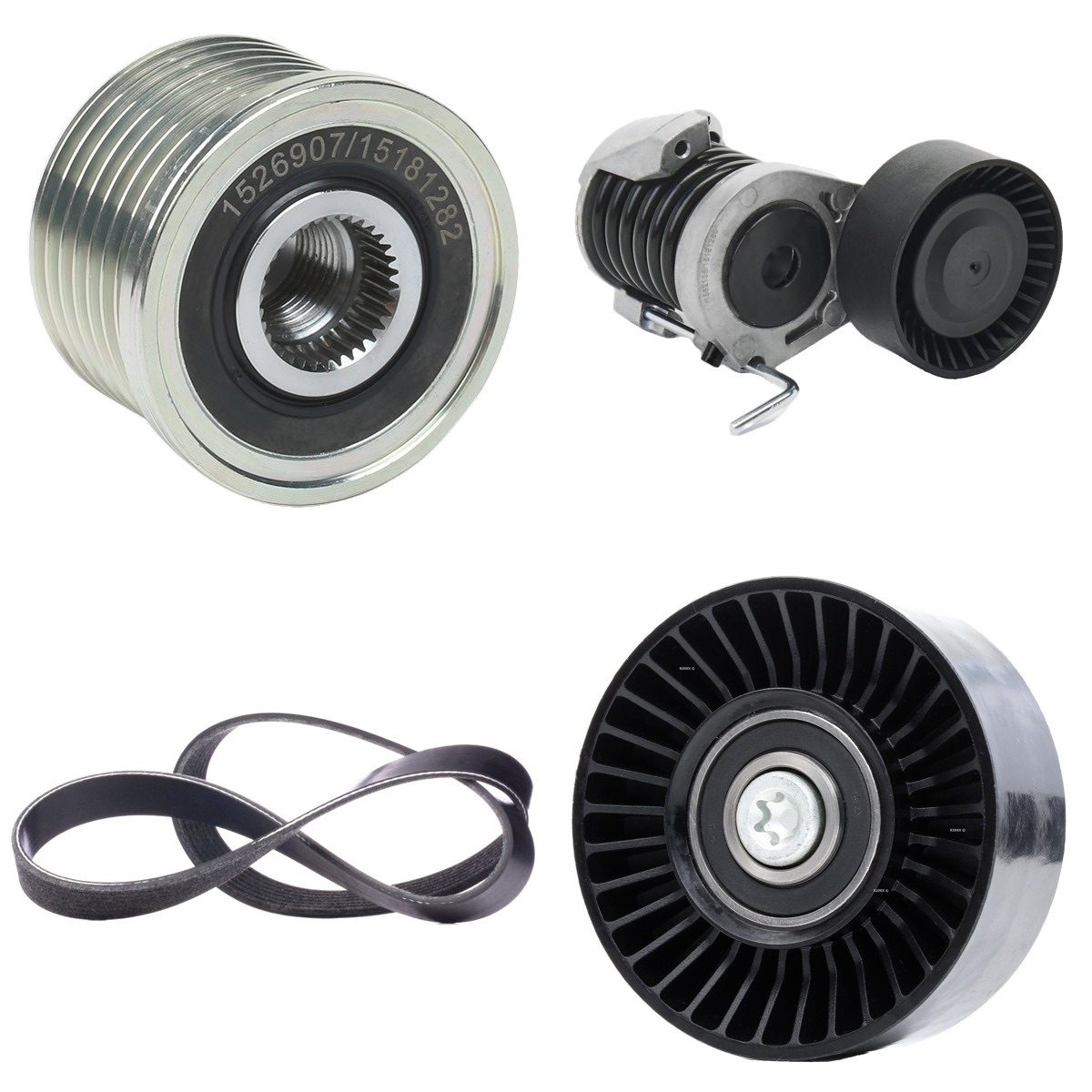 Ridex 542R0322 V-Ribbed Belt Set