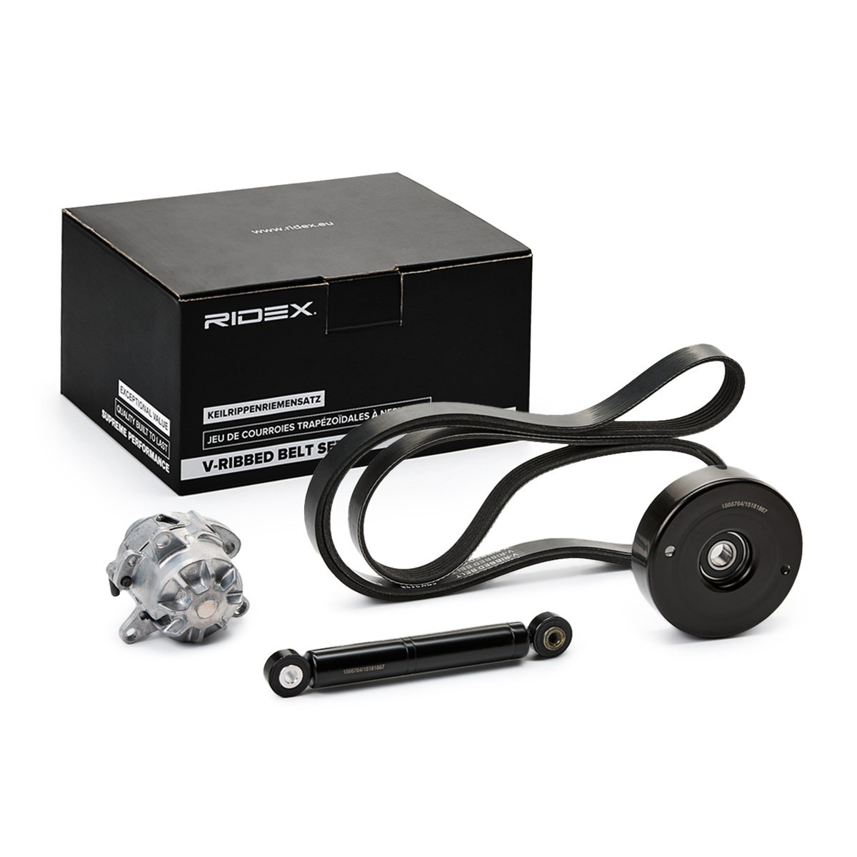 Ridex 542R0350 V-Ribbed Belt Set