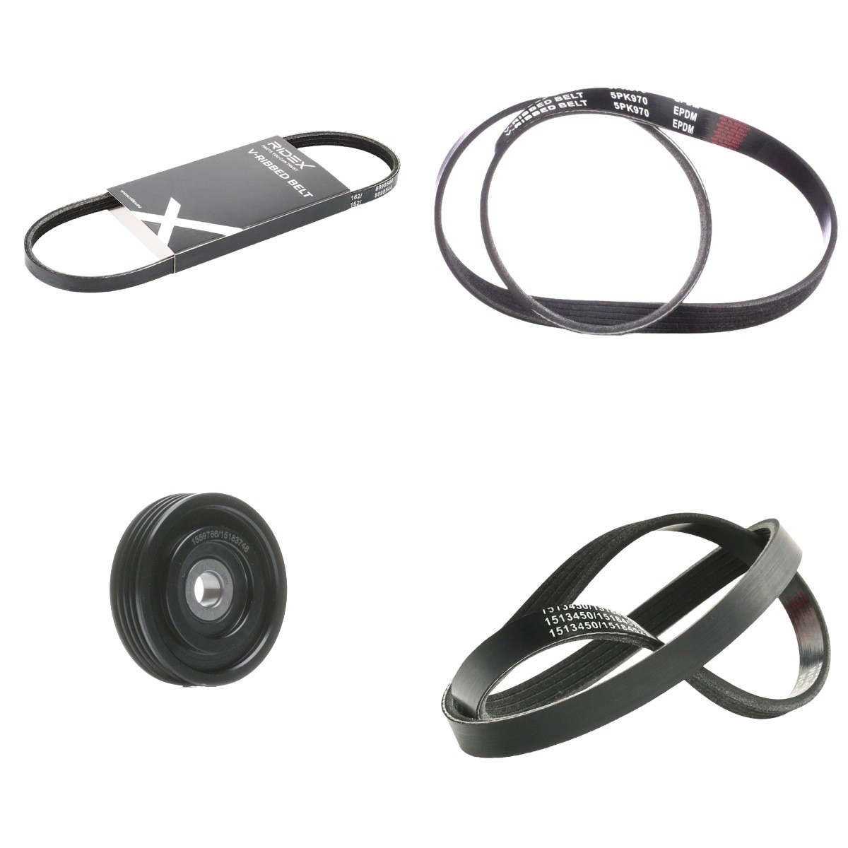 Ridex 542R0404 V-Ribbed Belt Set