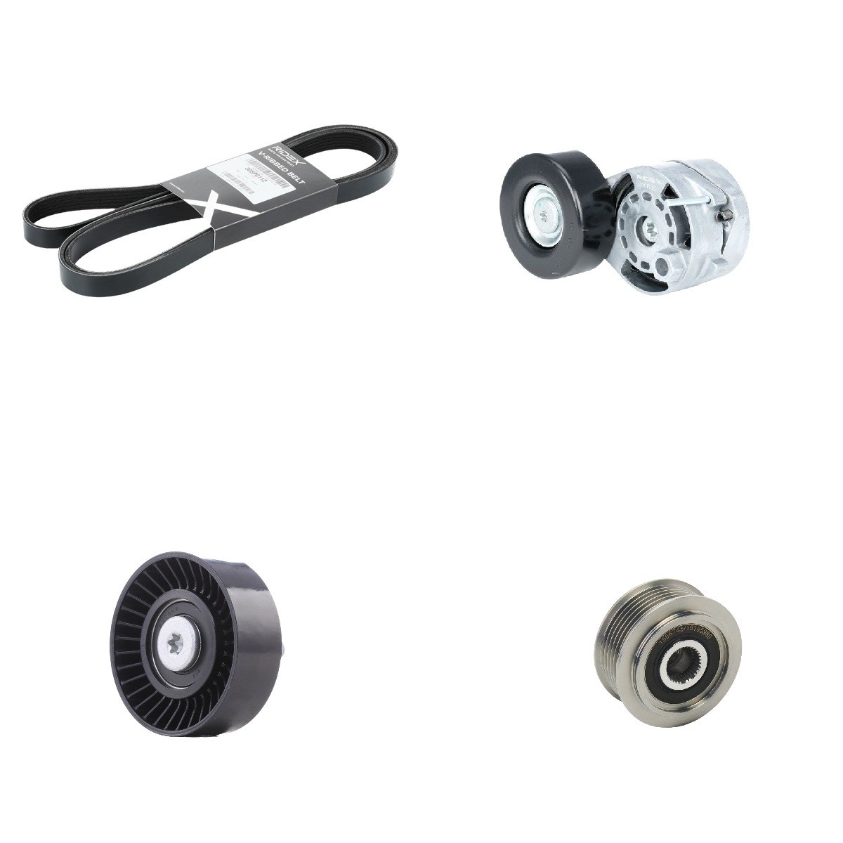 Ridex 542R0495 V-Ribbed Belt Set