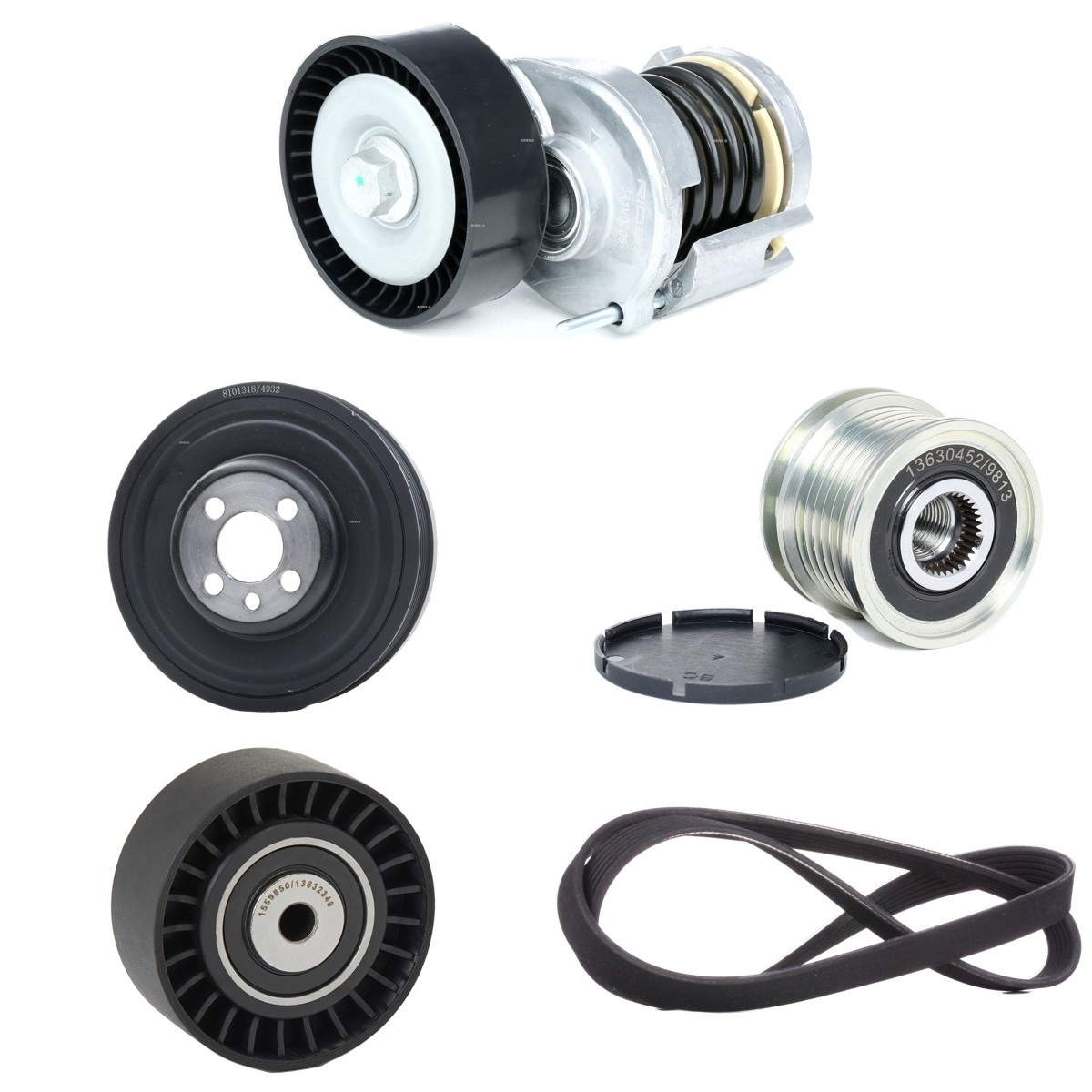 Ridex 542R0518 V-Ribbed Belt Set