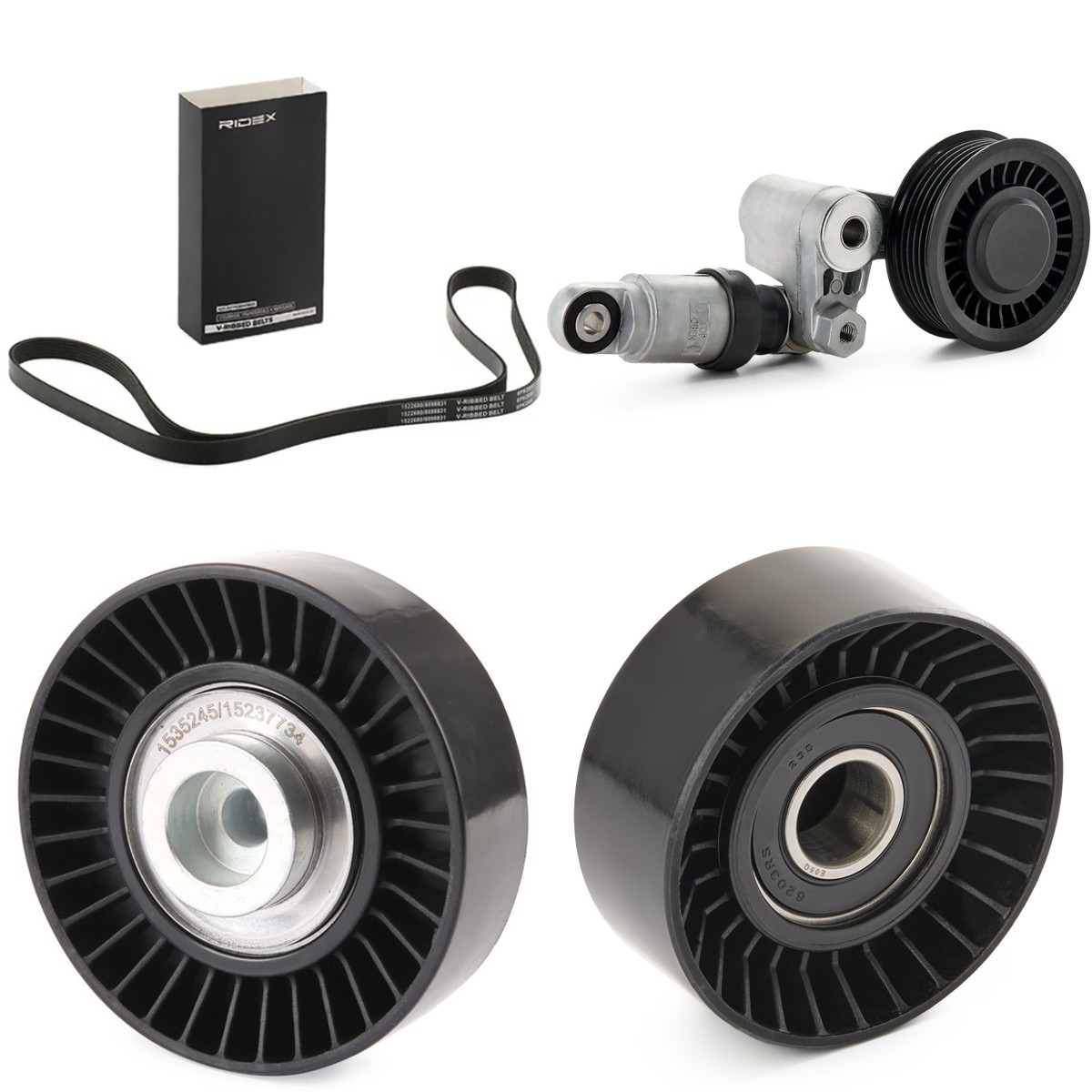 Ridex 542R0519 V-Ribbed Belt Set