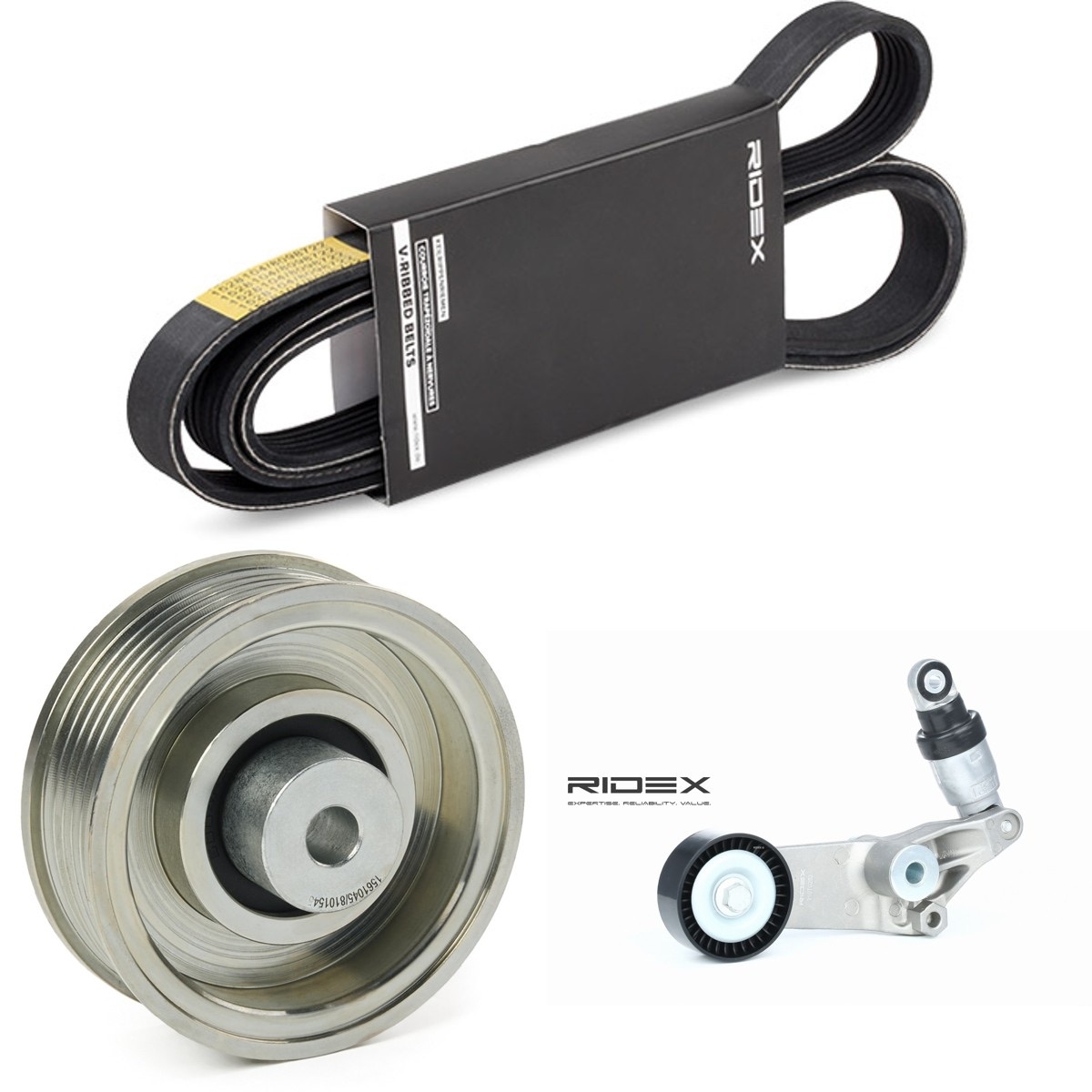 Ridex 542R0520 V-Ribbed Belt Set